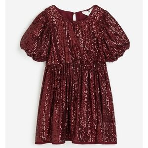 H&M Girls Formal Sequined Sequin Elegant Dress Size 8-10 NEW with Tags